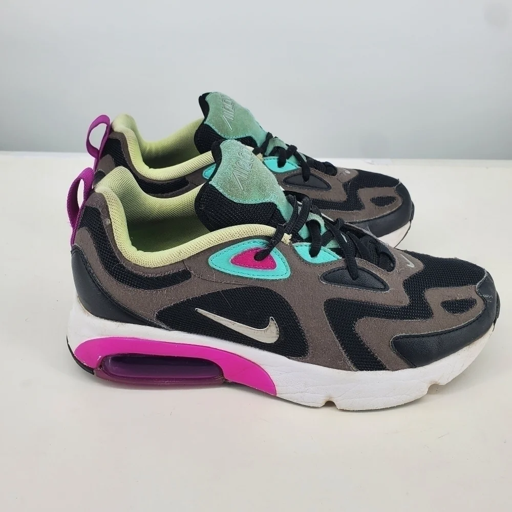 Nike Air Max 200 (GS) Running Shoes 5.5 Youth Sneakers AT5627 004